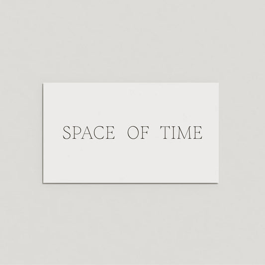 SPACE OF TIME GIFT CARD
