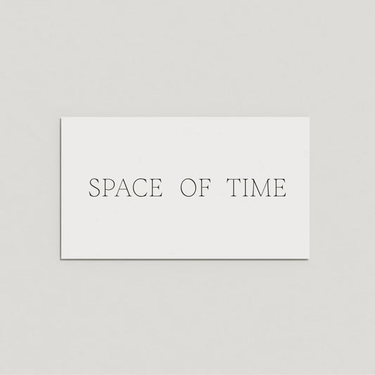 SPACE OF TIME GIFT CARD